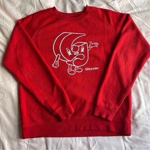 LIMITED EDITION GLOSSIER CREWNECK!!